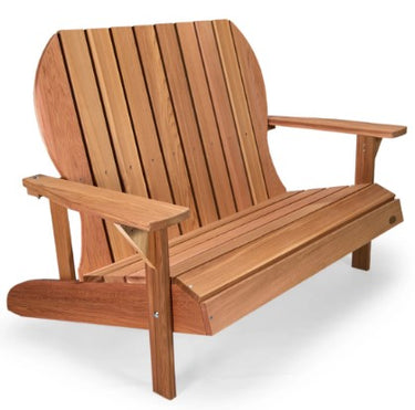 All Things Cedar Adirondack Cedar Loveseat Bench LS48